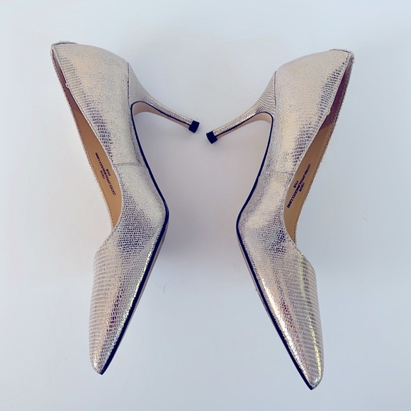 Ivanka Trump Silver Metallic Pumps - Picture 4 of 8